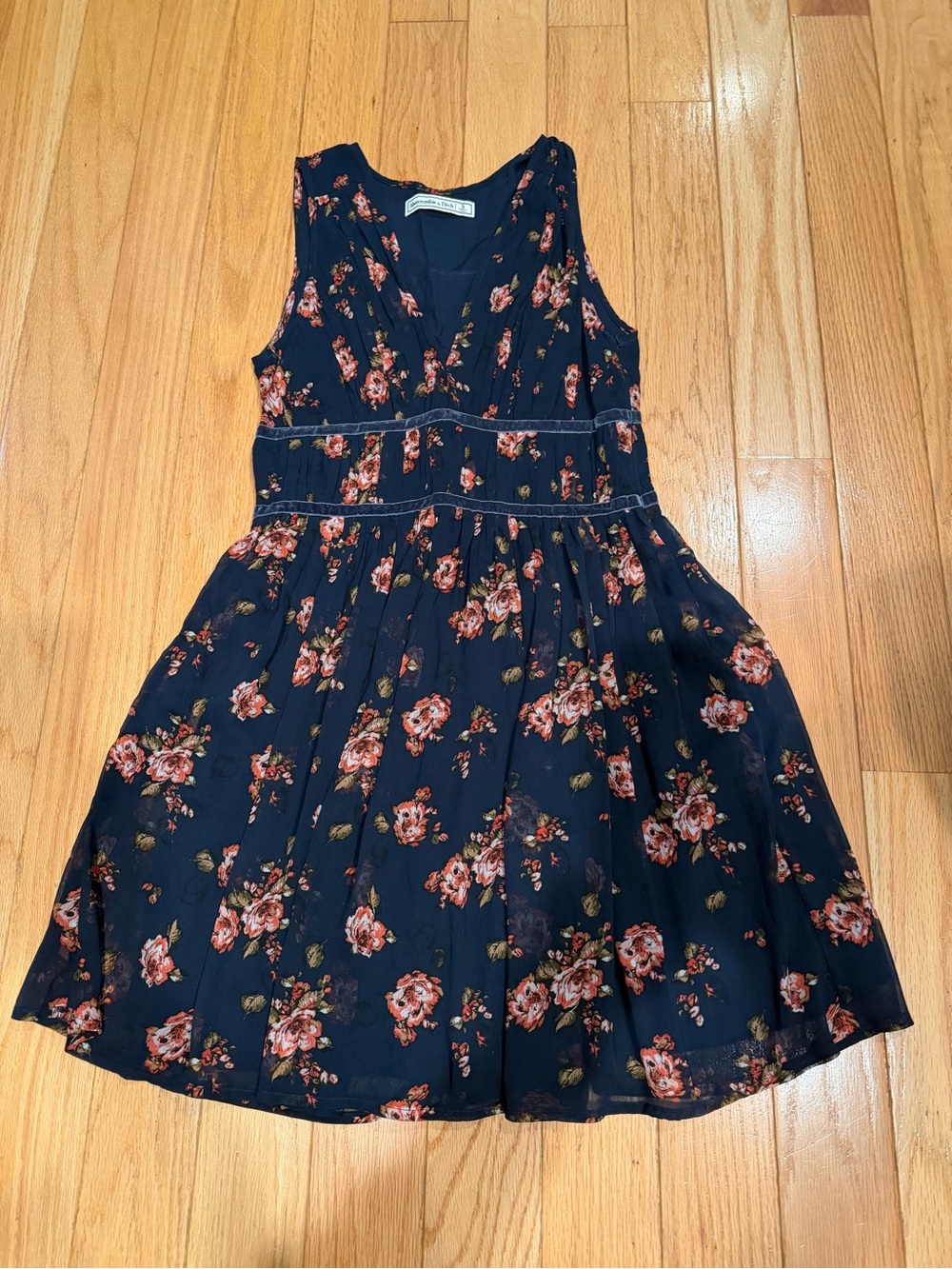 Abercrombie & Fitch Navy Floral Mini Dress